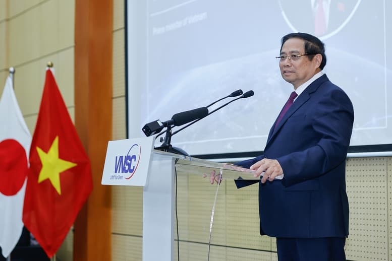 Thủ tướng Phạm Minh Chính: "Khám phá không gian - Làm chủ công nghệ - Hợp tác bền chặt - Phát triển bền vững - Vũ trụ hòa bình"