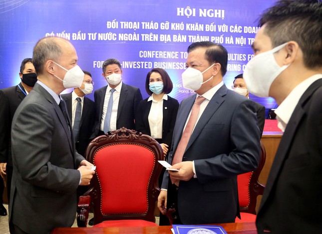 Hà Nội đối thoại, gỡ khó cho doanh nghiệp FDI ảnh 1