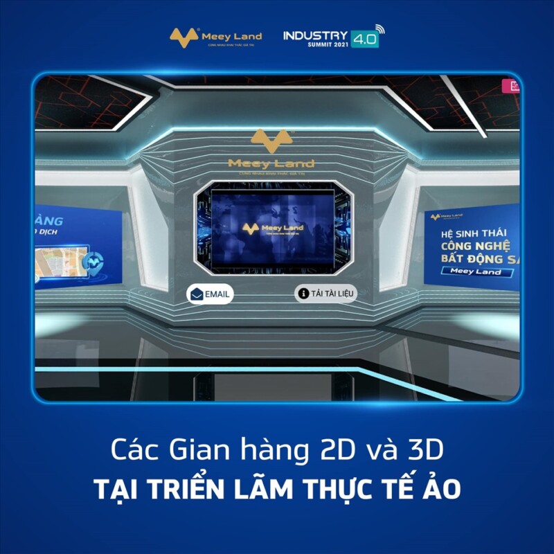 Meey Land tham gia Diễn đàn cấp cao và triển làm về công nghiệp 4.0. Ảnh: M.L.