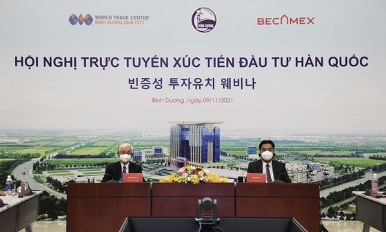 Tỉnh Bình Dương và Becamex IDC tổ chức hội nghị trực tuyến tiếp xúc đầu tư Hàn Quốc ảnh 1