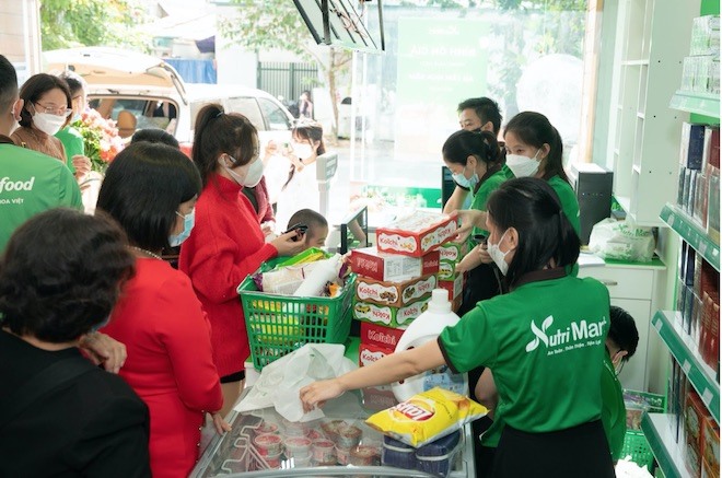 Nutri Mart trở thành thương hiệu quen thuộc của thị trường bán lẻ Việt Nam.