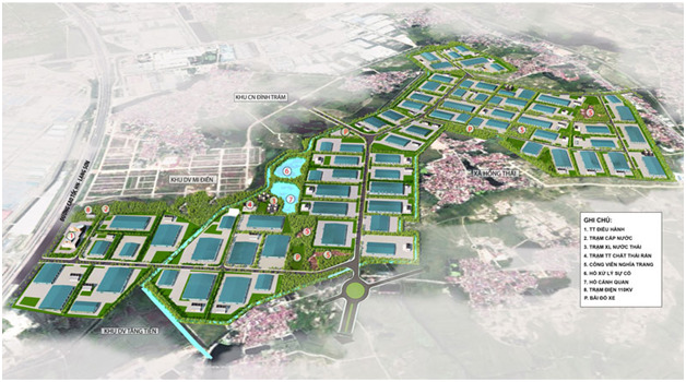 Bắc Giang: Phê duyệt quy hoạch chi tiết Khu công nghiệp Việt Hàn gần 200ha