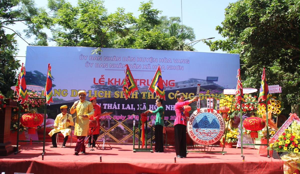 Đà Nẵng khai trương Làng du lịch sinh thái cộng đồng Thái Lai -0