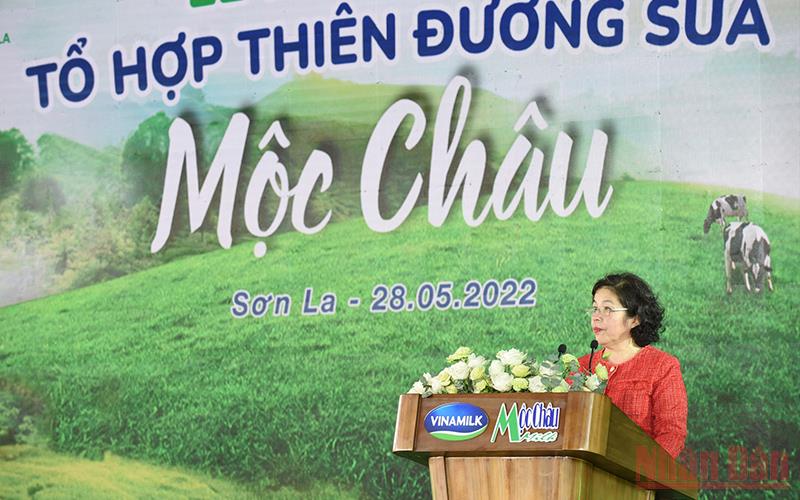 Thủ tướng Phạm Minh Chính dự Lễ khởi công Dự án Tổ hợp Thiên đường sữa Mộc Châu -0