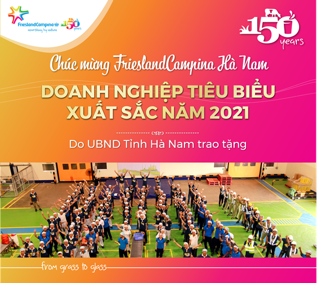 FrieslandCampina duoc vinh danh DN tieu bieu xuat sac tinh Ha Nam hinh anh 1