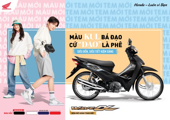 Honda Việt Nam giới thiệu Wave Alpha phiên bản 2023