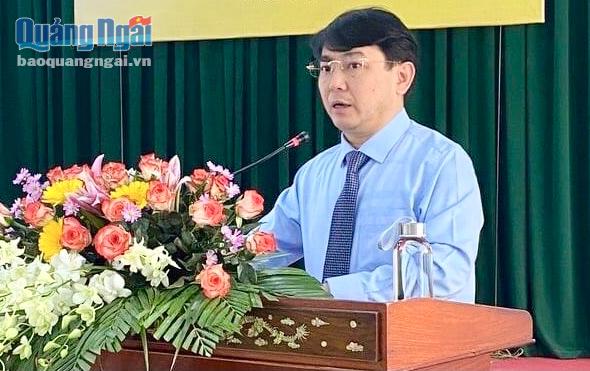 Trưởng Ban Quản lý KKT Dung Quất và các KCN tỉnh Hà Hoàng Việt Phương.