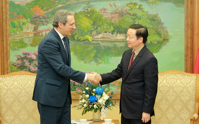 Phó Thủ tướng Trần Hồng Hà tiếp lãnh đạo Tập đoàn Airbus Helicopters Toàn cầu- Ảnh 1.