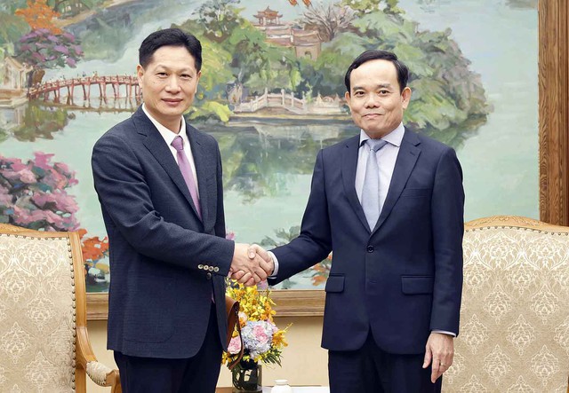 Phó Thủ tướng Trần Lưu Quang tiếp Đoàn doanh nghiệp Trung Quốc- Ảnh 2.