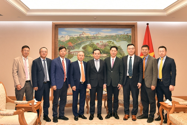 Phó Thủ tướng Trần Lưu Quang tiếp Đoàn doanh nghiệp Trung Quốc- Ảnh 1.